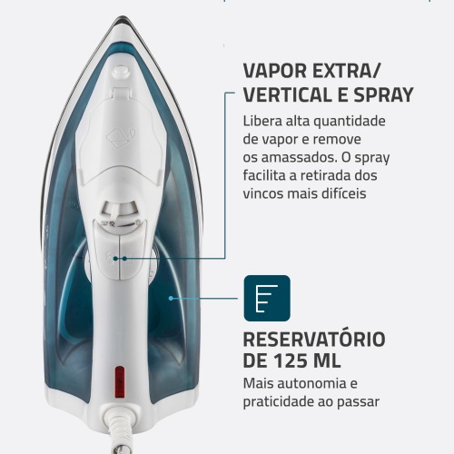 Ferro de passar a vapor 1200 watts - F-32 110V Ferro de passar a vapor 1200 watts - F-32 110V