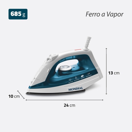 Ferro de passar a vapor 1200 watts - F-32 110V Ferro de passar a vapor 1200 watts - F-32 110V