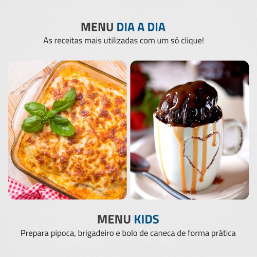 Micro-ondas 34 litros 1400W 10 nveis de potncia - MO-02-34-W  220V