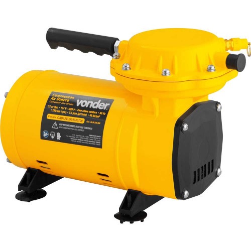 Compressor de ar direto 2,3 ps 1/2 hp com acessrios  110V/220V