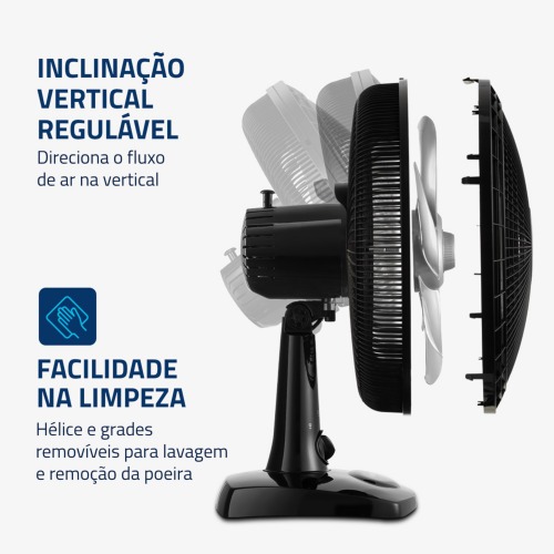 Ventilador de mesa 30 cm 6 p�s com 3 velocidades - VSP-30-B  110V