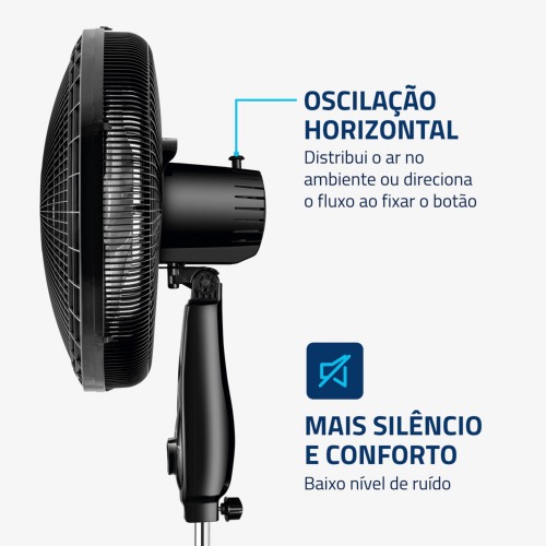 Ventilador de coluna 40 cm 6 p�s Super Power - VSP-40C-NB  220V