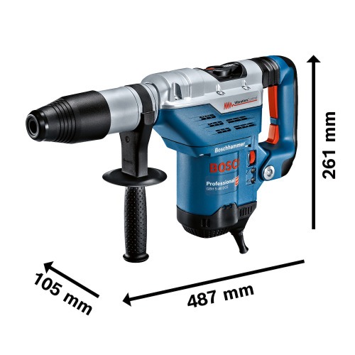 Martelo Perfurador Rompedor 1.150W 8,8 Joules SDS Max com matela - GBH5-40DCE 220V Martelo Perfurador Rompedor 1.150W 8,8 Joules SDS Max com matela - GBH5-40DCE 220V