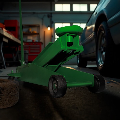 Macaco jacar hidrulico 2 toneladas roda de ferro - RLL-902