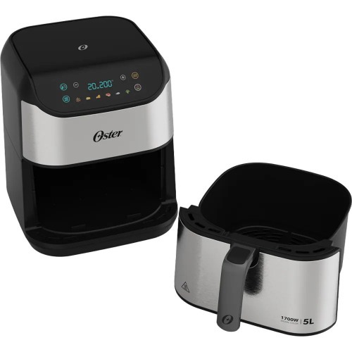 Fritadeira eltrica sem leo air fryer digital 5L 1700W  Painel Touch - OFRT930  220V