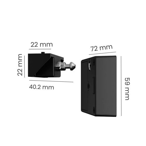 Fechadura eletrnica invisvel para moveis gavetas e armrios - PPZ-1002