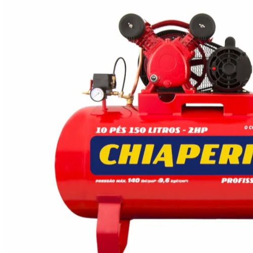 Compressor de ar 10 ps 150L 2 hp 140 lbs monofsico - 10/150 RED