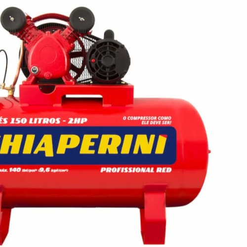 Compressor de ar 10 ps 150L 2 hp 140 lbs monofsico - 10/150 RED