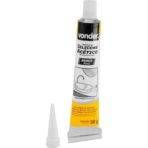 Silicone ac�tico para veda��o 50 gramas blister