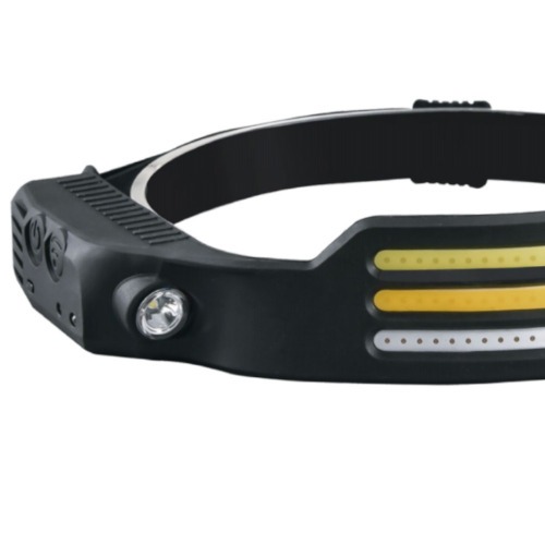 Lanterna de cabea recarregvel 3 LEDs COB 500 lmens - BOM-4008