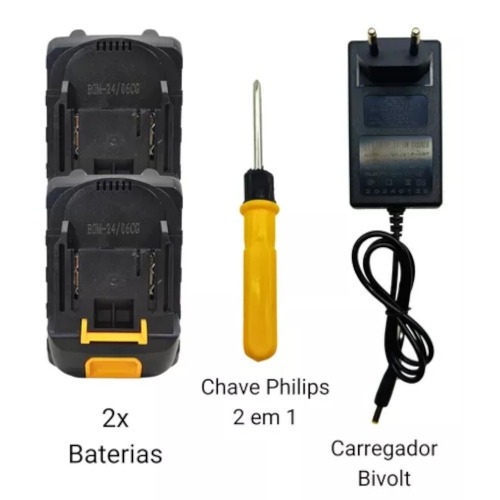 Motosserra a bateria 21V sabre de 4 Motosserra a bateria 21V sabre de 4
