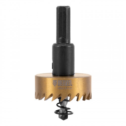 Serra copo para metal 35 mm revestimento em Nitreto de Titânio com suporte Serra copo para metal 35 mm revestimento em Nitreto de Titânio com suporte