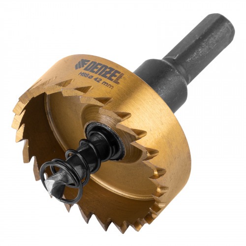 Serra copo para metal 42 mm revestimento em Nitreto de Titnio com suporte