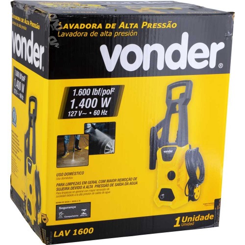 Lavadora de alta pressão 1.600 libras com acessórios - LAV 1600 110V Lavadora de alta pressão 1.600 libras com acessórios - LAV 1600 110V