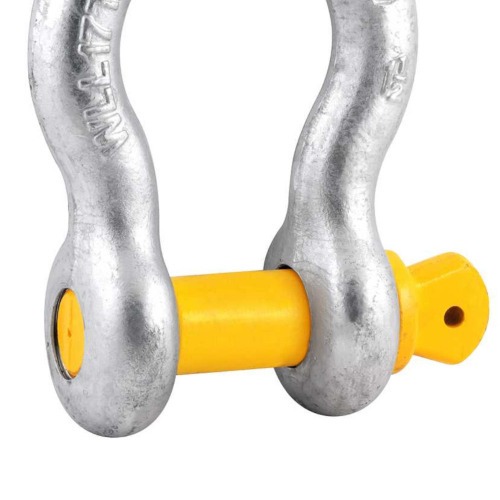 Manilha curva para cabo de a�o 1.1/2