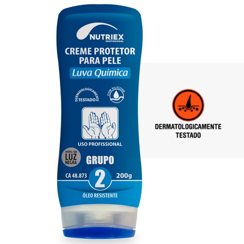 Creme protetor para a pele Luva química grupo 2 - 200g Creme protetor para a pele Luva química grupo 2 - 200g