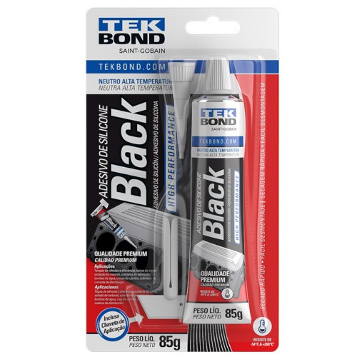 Silicone para vedao 85 gramas alta performance Black