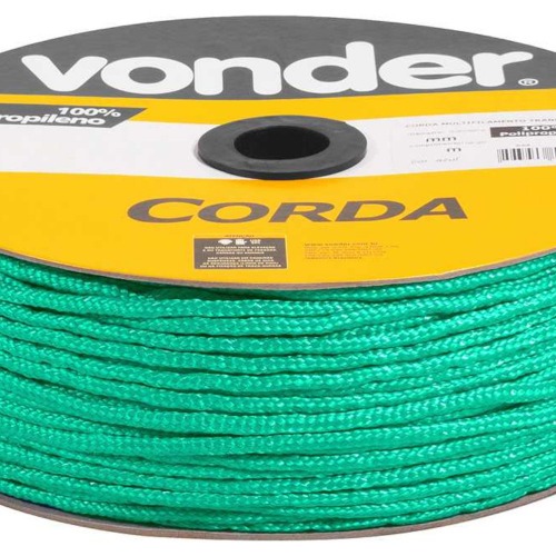 Corda multifilamento tran�ada 4 mm com rolo de 360 metros