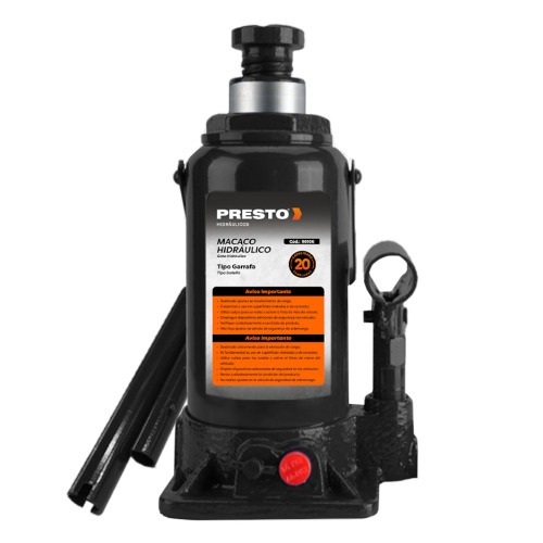 Macaco hidrulico tipo garrafa 20 toneladas - 96106
