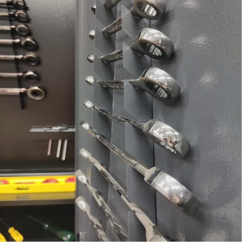 Armrio de parede para ferramentas com 2 prateleira - 90009