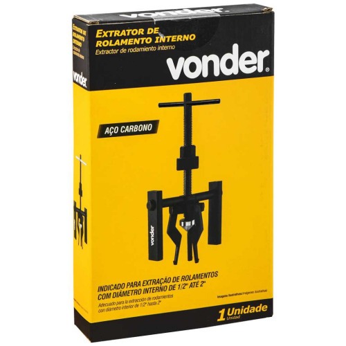 Extrator de rolamentos internos 1/2 a 2