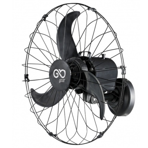 Ventilador de parede 60 cm oscilante preto  - V60P  110V/220V