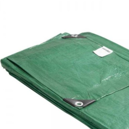 Lona de polietileno verde 5 m x 4 m Lona de polietileno verde 5 m x 4 m