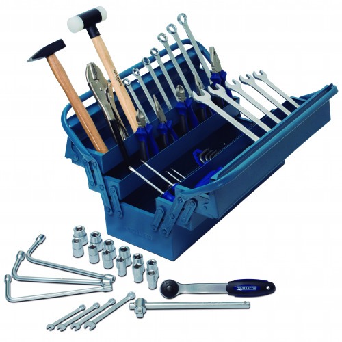 Caixa para ferramentas sanfonada com 5 gavetas - 550