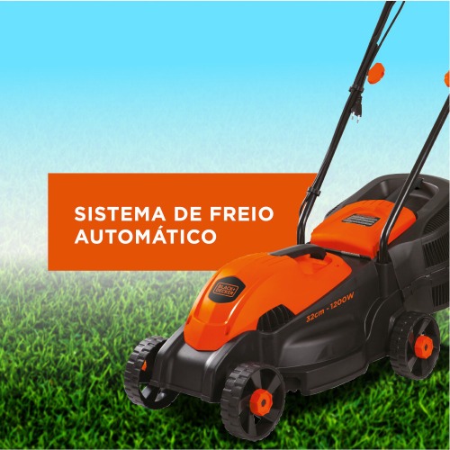 Cortador de grama el�trico 1.200W corte de 32 cm com recolhedor - GR1000  110V