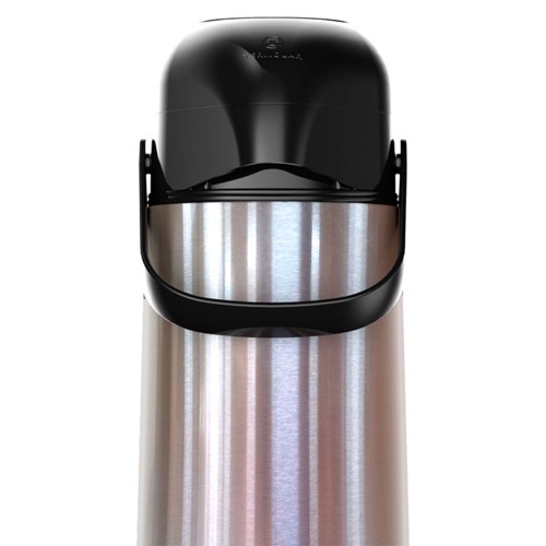 Garrafa trmica de presso 1 litro Inox - Lmina