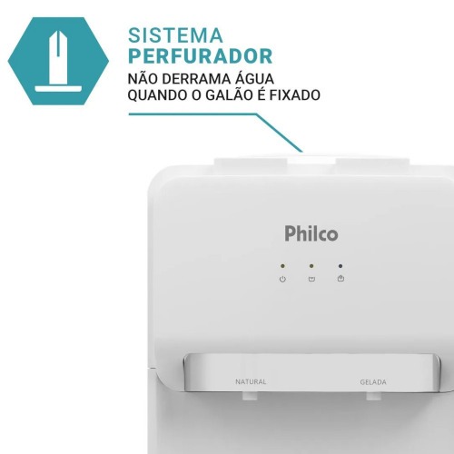 Bebedouro de mesa refrigerado por compressor branco - PBE11  110V