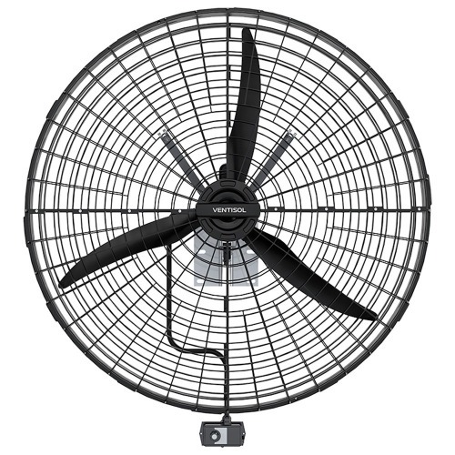 Ventilador de parede industrial 1 m 1/2 cv 3 velocidades - 15599 220V Ventilador de parede industrial 1 m 1/2 cv 3 velocidades - 15599 220V