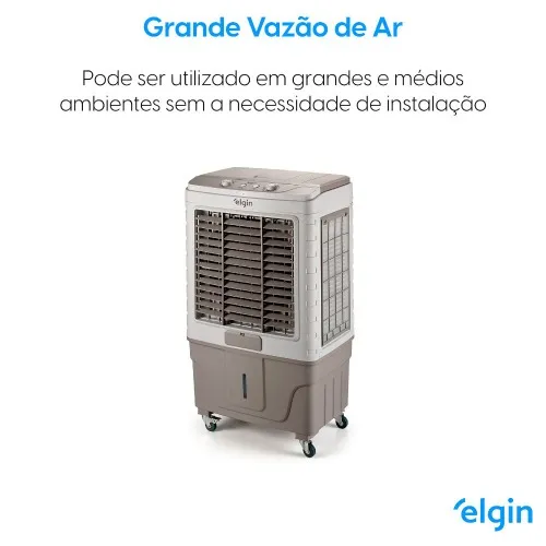 Climatizador de ar evaporativo portátil 177 Watts 65L 60m² - Big