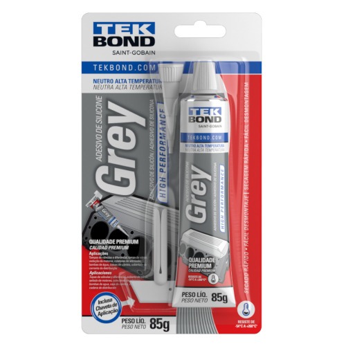 Silicone para veda��o 85 gramas alta performance Grey 