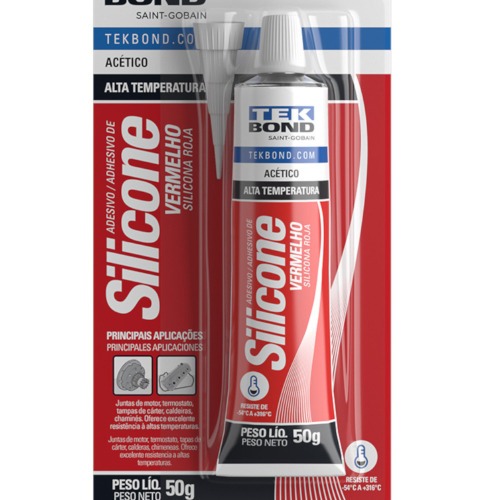 Silicone actico para alta temperatura 50 gramas