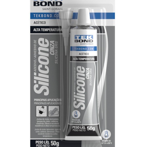 Silicone actico para alta temperatura 50 gramas