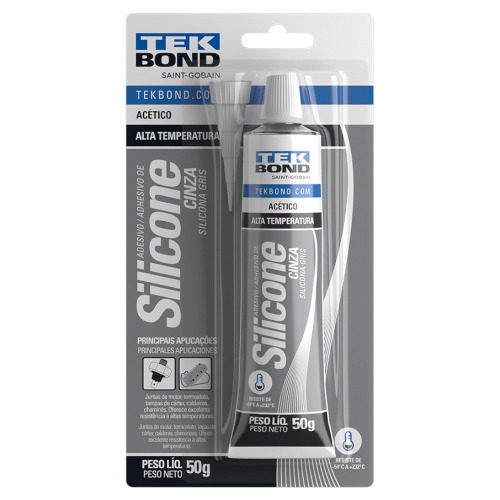 Silicone actico para alta temperatura 50 gramas