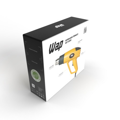 Soprador térmico 1500W 400 a 550°C 2 estágios - EST 2000 110V Soprador térmico 1500W 400 a 550°C 2 estágios - EST 2000 110V