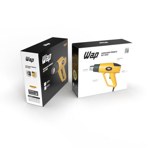 Soprador térmico 1500W 400 a 550°C 2 estágios - EST 2000 110V Soprador térmico 1500W 400 a 550°C 2 estágios - EST 2000 110V