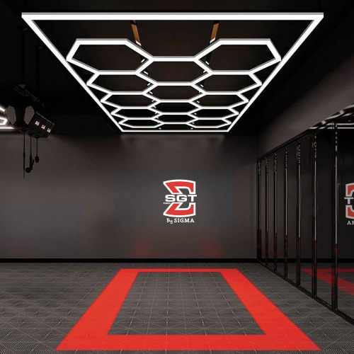 Luminária colméia hexagonal em Led com 14 células CRI>90 110V/220V Luminária colméia hexagonal em Led com 14 células CRI>90 110V/220V