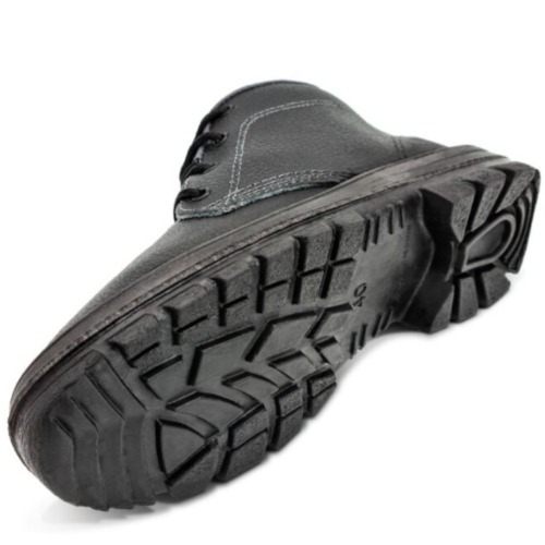 Botina monodensidade couro relax com cadar�o - 012