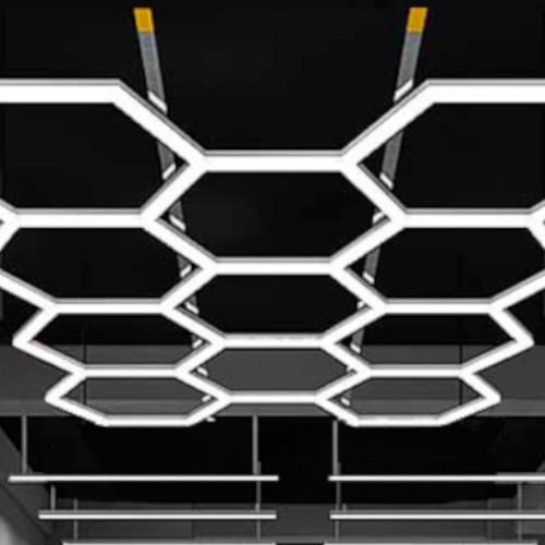 Luminária colméia hexagonal em Led com 11 células CRI>90 110V/220V Luminária colméia hexagonal em Led com 11 células CRI>90 110V/220V