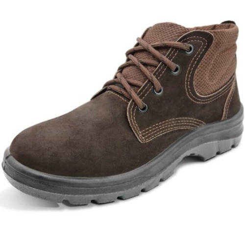 Botina bidensidade couro Nobuck com cadar�o biqueira pvc - TP092