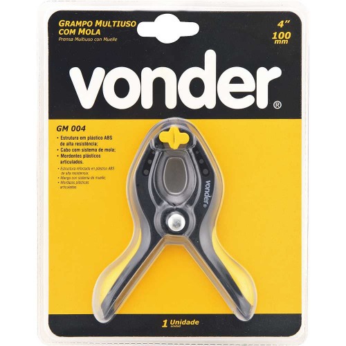 Grampo para marceneiro multiuso com mola 4 Grampo para marceneiro multiuso com mola 4