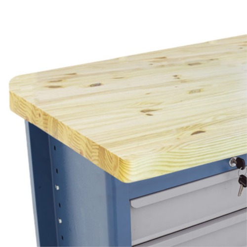 Tampo de madeira pinos para bancada 1600 x 730 x 40 mm - MP-2