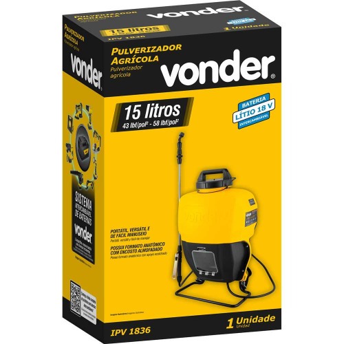 Pulverizador a bateria 18V 15L Sem Bateria - IPV 1836 Pulverizador a bateria 18V 15L Sem Bateria - IPV 1836