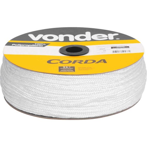 Corda em carretel multifilamento tranada 4 mm (vendida por metro)