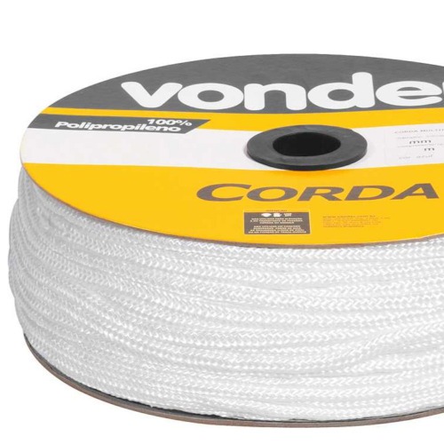 Corda em carretel multifilamento tranada 4 mm (vendida por metro)