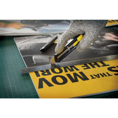 Estilete largo 18 mm com trava automática Estilete largo 18 mm com trava automática