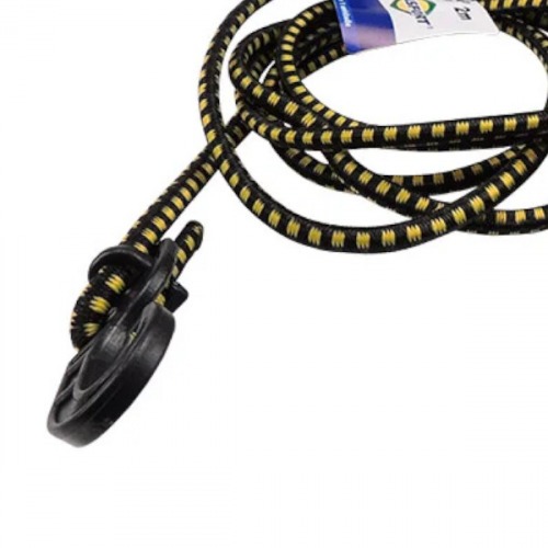 Elstico para bagageiro 2 metros com gancho de plstico